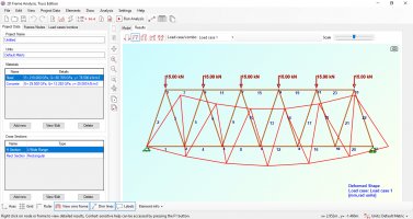 2D Truss Analysis is available