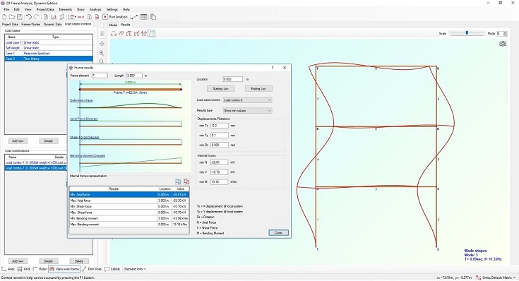 2D Frame Analysis Dynamic Edition is available