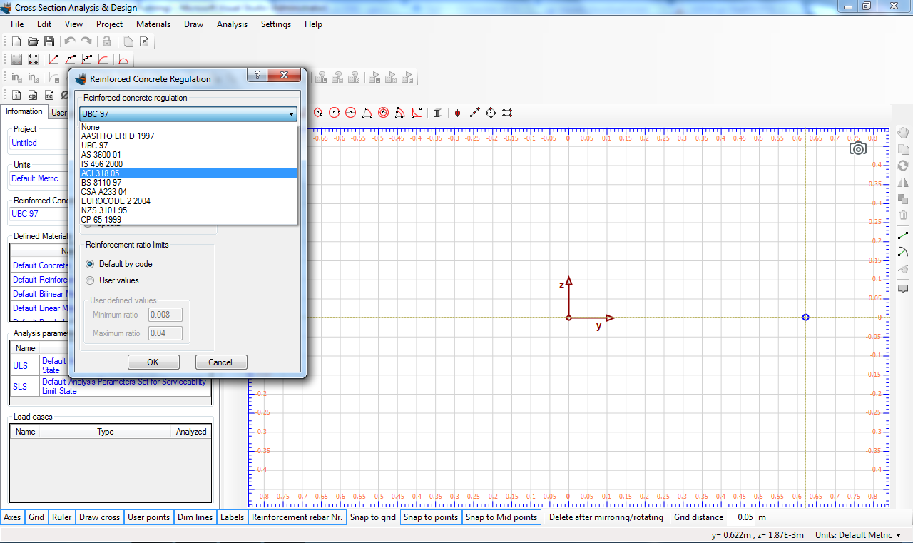 Regulation for reinforced concrete design