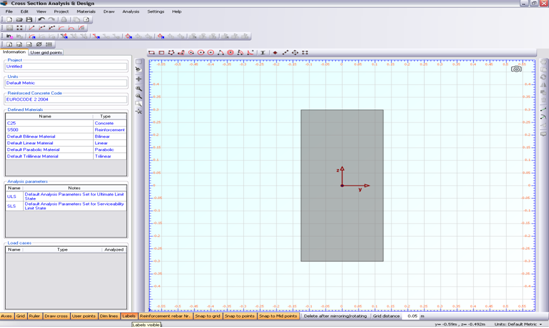 Concrete beam section