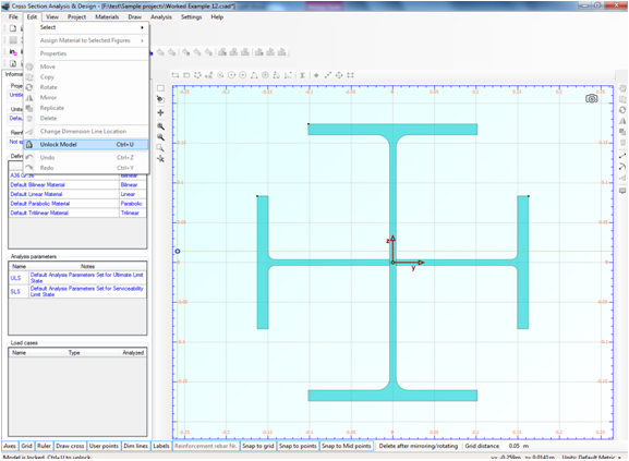 Unlocking the model to enable editing