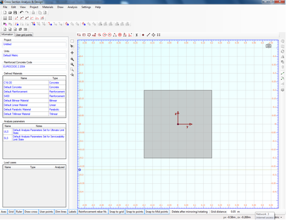 Concrete section part has been inserted