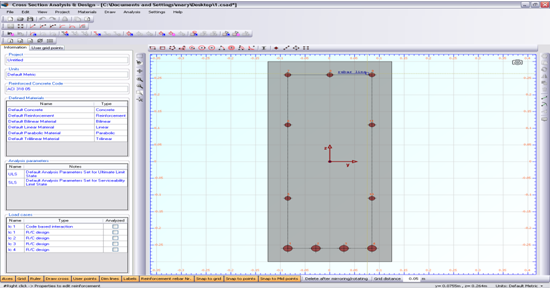 Selecting top rebar line