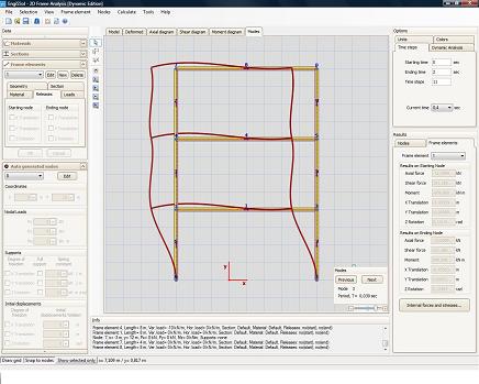 2D Frame Analysis Dynamic Edition is available